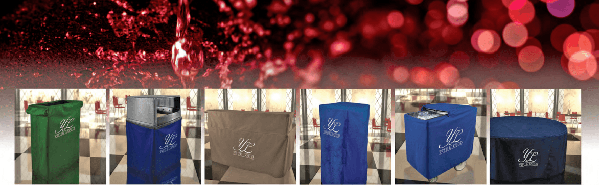 Custom CoverCo product covers in hospitality settings